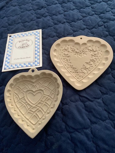 VINTAGE LOT OF 9 COOKIE MOLDS (UNUSED) BROWN BAG, PAMPERED CHEF, WILTON W/RECIPE - Picture 3 of 17