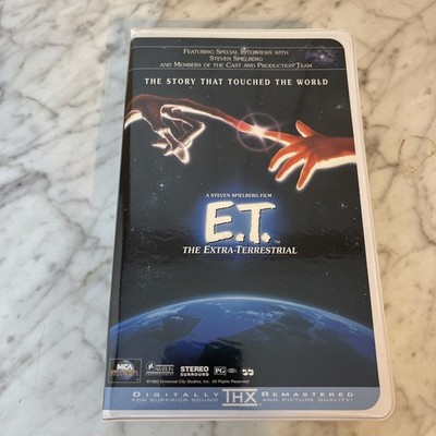 E.T. The Extra-Terrestrial Movie VHS Clamshell Drew Barrymore Digitally Remaster