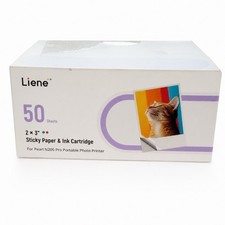 Liene Pearl N200 Pro Portable Photo Printer Paper 50 Sheets  5 white