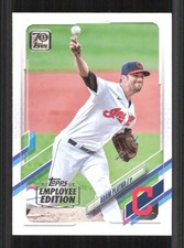 2021 Topps ADAM PLUTKO Employee Edition Rare card #189 CLEVELAND GUARDIANS