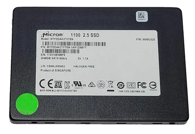 Las mejores ofertas en Capacidad de almacenamiento Micron SATA III