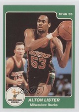 1984-85 Star Milwaukee Bucks Card Night Alton Lister #9 8d2