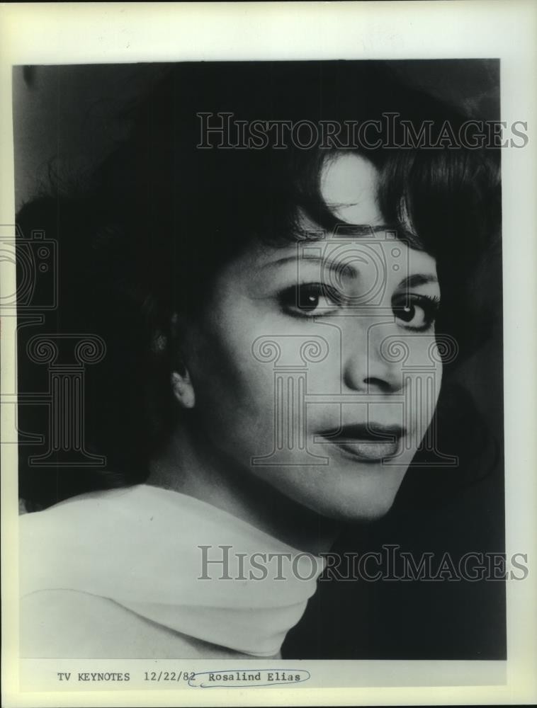 1982 Press Photo Rosalind Elias, Opera Singer - nop27726