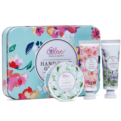 Shea Butter Hand Cream Gift Set   Exfoliating & Moisturizing, for Women