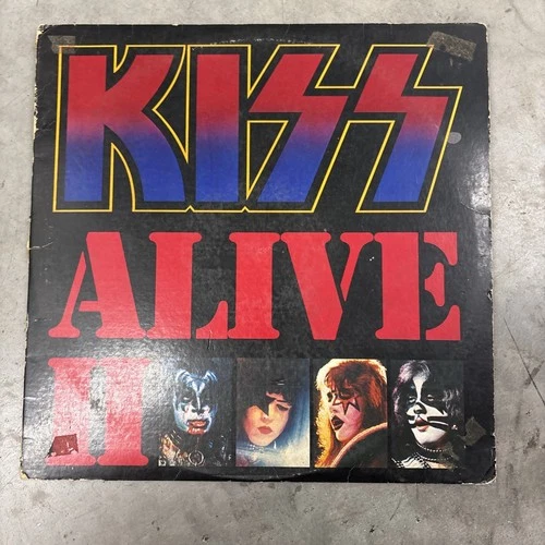 KISS ALIVE II VINYL DOUBLE LP RECORD ALBUM 1977 CASABLANCA HARD ROCK