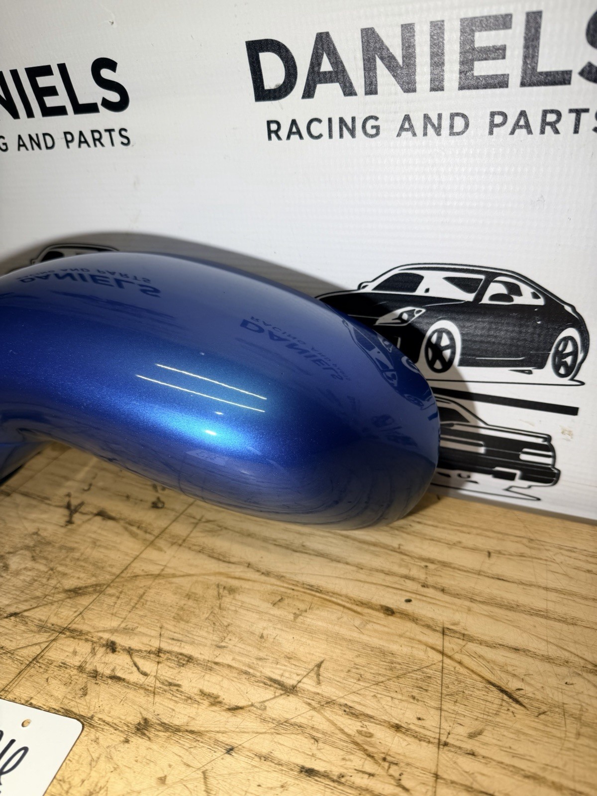 06-13 CHEVROLET CORVETTE C6 LEFT DRIVER DOOR MIRROR JETSTREAM BLUE No Memory