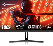 Gaming Monitor 27" Fast IPS QHD 180Hz 1ms Freesync Tischmontage