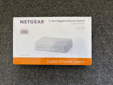 Netgear 5 Port Gigabit Ethernet Network Switch GS205 Sealed