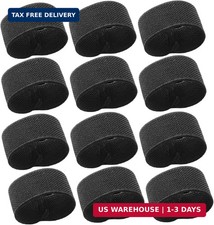 12 Pack Elastic Tactical Web Belt Keepers for Backpack Straps, Belt Loop Holder