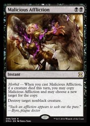 Malicious Affliction - Eternal Masters - Rare #96/249