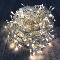 200Er Led Lichterkette Transp. Weihnachtslichterkette Innen & AußEn Warmweiß