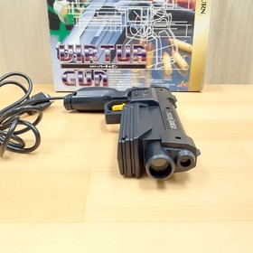 Sega Saturn Virtua Light Gun Controller in box HSS 0122 with VIRTUA COP 2 CIB