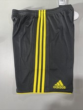 Adidas Tastigo 17 Shorts Climacool Soccer Short Youth L Black/Neon New With Tags