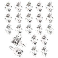 20Pcs Battery Spring Brass Contact 10.2 x 9.2mm Positive Negative Unipolar