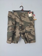 Wrangler Men  s Five Star Heritage Cargo 10  Shorts Relaxed Fit Camo Size 30