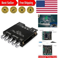 Bluetooth 5.0 Audio Amplifier with 2.1 Channel Output and Full Sound Control