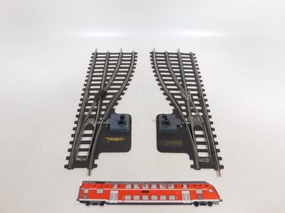 2X Fleischmann Cardboard Sleeper Gauge 0 Manual Switch (621) #DS941-3