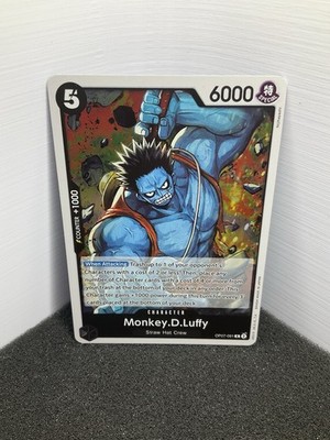 Monkey.D.Luffy One Piece CCG OP07-091 500 Years Foil Rare Character 6000 Power
