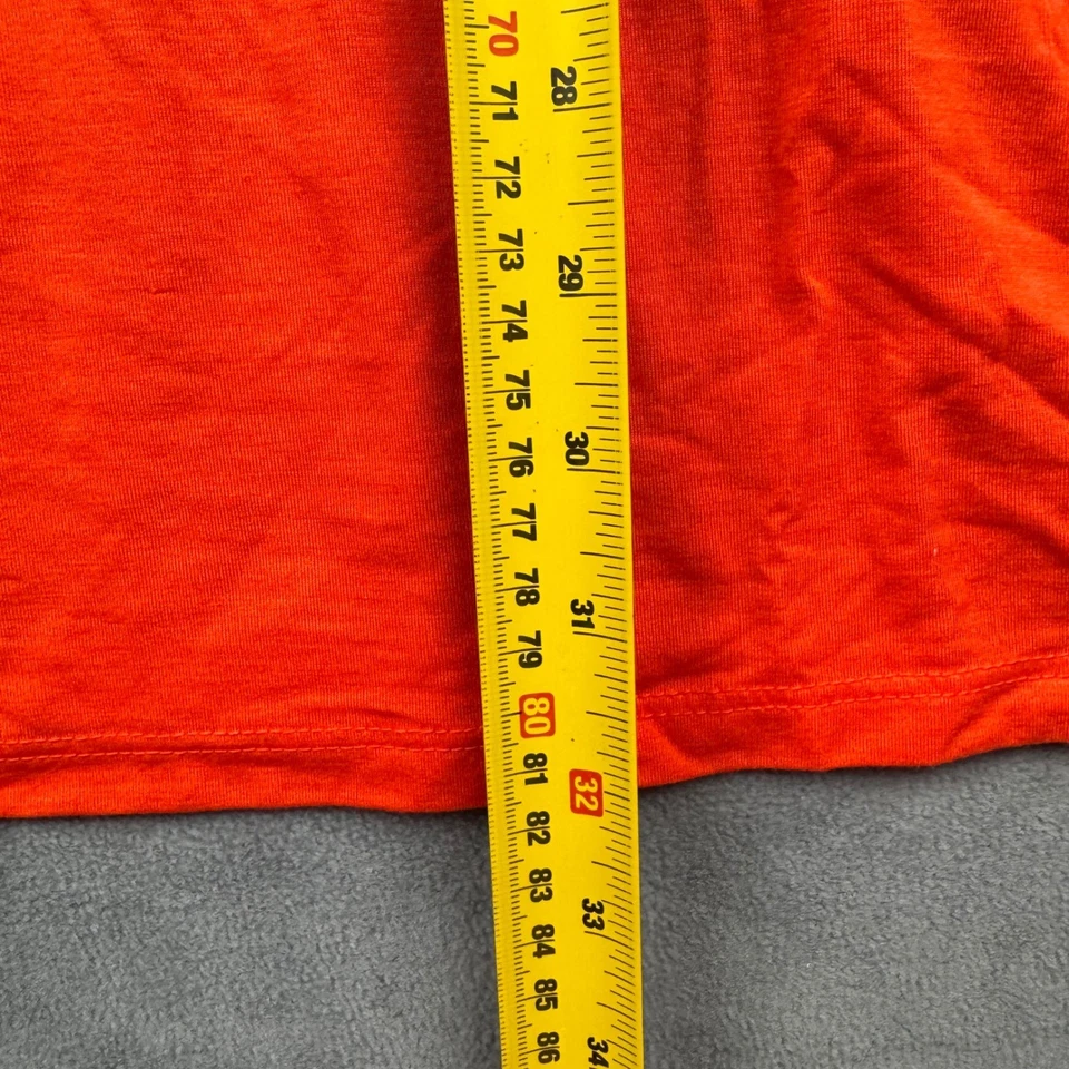 Athleta V шеи футболка женщин 1 X плюс размер оранжевый повседневный коротким рукавом Топ - Изображение 4 из 4