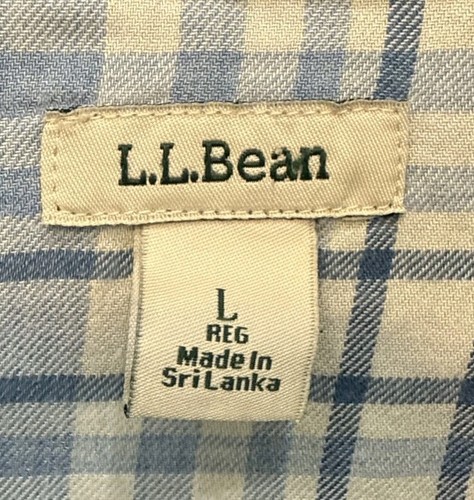 LL Bean Womens Blue Corduroy Plaid Lined Button Up Shirt Jacket Size Large - Picture 4 of 12