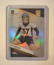 2023 Donruss Elite Football Riley Moss Silver /999 RC #178 Denver Broncos 