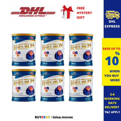 6 X Bneuron Milk Powder for Sleep Assist & Stress Relief Original Flavour - 650g