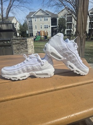 NIKE Air Max 95 Essential Triple White CT1268-100 U.S Men's Size 10 New