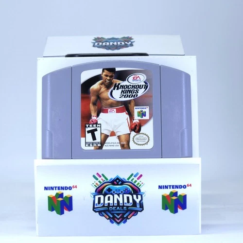 Knockout Kings 2000 N64 Authentic, Tested - Nintendo 64