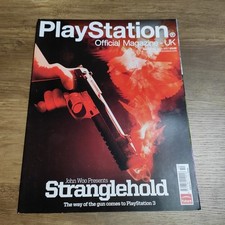 Official UK PlayStation 3 Magazine Issue #10 Stranglehold / 2007 PS3 PSP Sony 