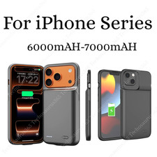 Battery Charger Case Power Bank Charging Cover For iPhone Air 17 16 15 14 13 12