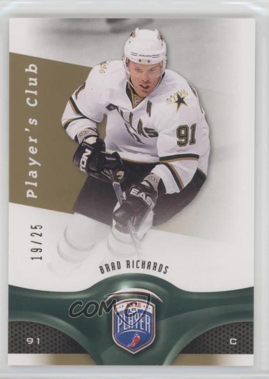 2009-10 Upper Deck Be a Player Player's Club 19/25 Brad Richards #24 0x1