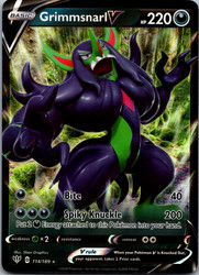 Grimmsnarl V 114/189 Darkness Ablaze