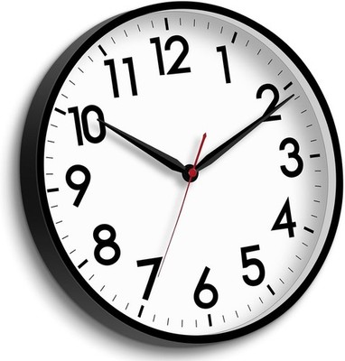 AKCISOT 16 Inch Wall Clock Large Silent Non-Ticking Wall Clocks Battery Operated