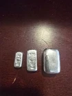 1 ounce 15 grams of silver. Hand Poured bars
