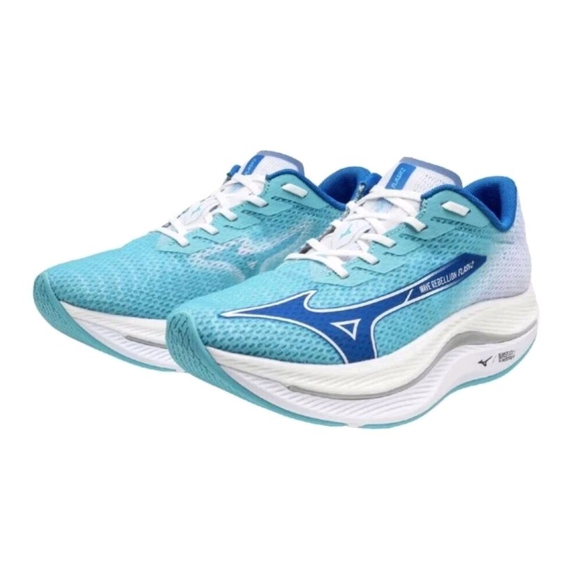Zapatos para correr en carretera Mizuno Wave Rebellion Flash 2 Reino Unido 7,5 para hombre PVP £ 175 River