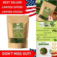100 Natural Dried Neem Leaves 0.3 oz - Eco-Friendly  Fresh from Sri Lanka