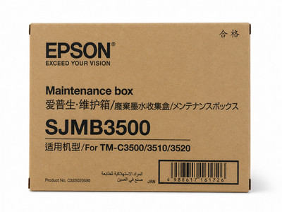 Original Epson SJMB3500 C33S020580 Maintenance Box TM-C3500 TM-C3510 TM-C3520