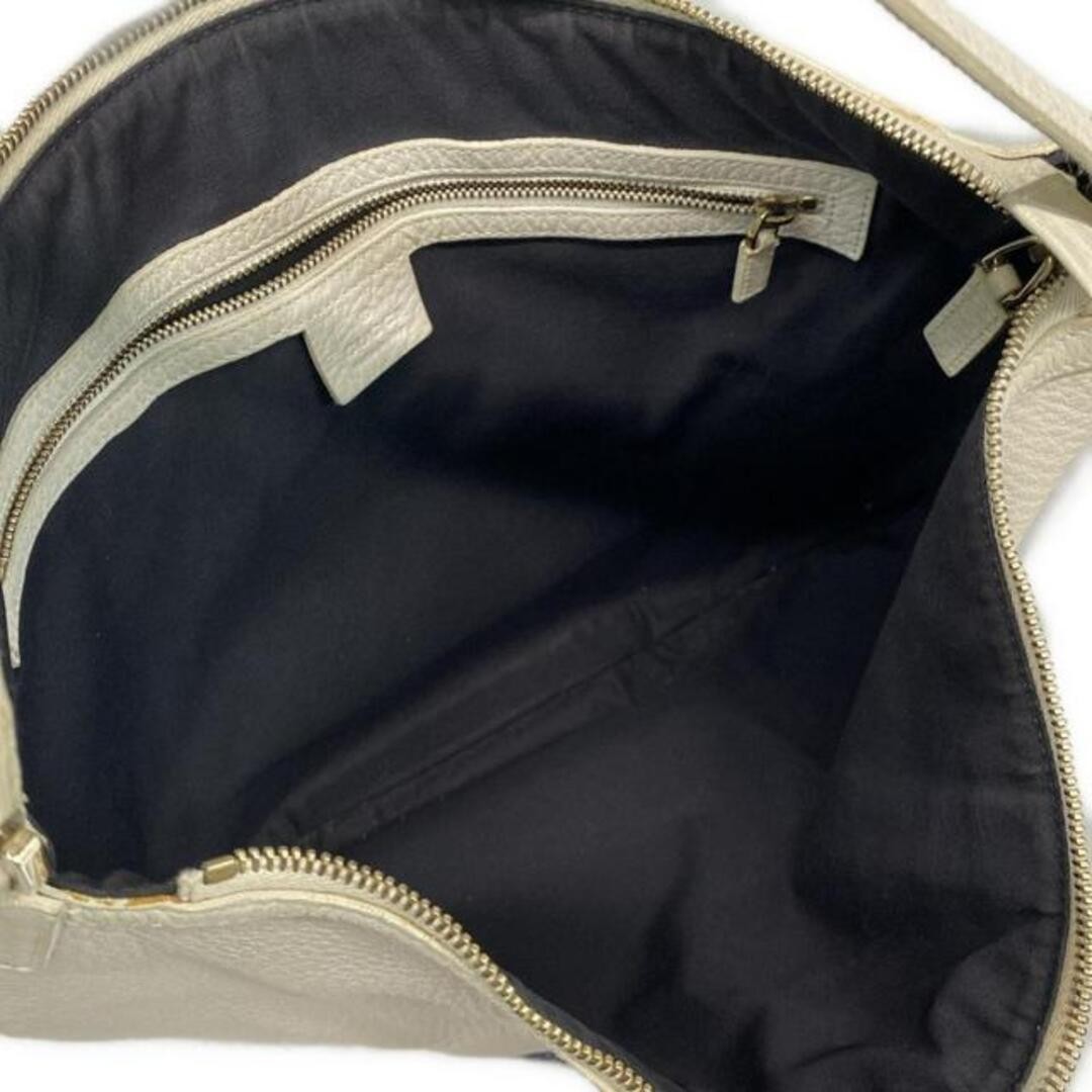 Gucci Interlocking G Leather Handbag White Navy Red Used, Stylish Gift thumbnail 8