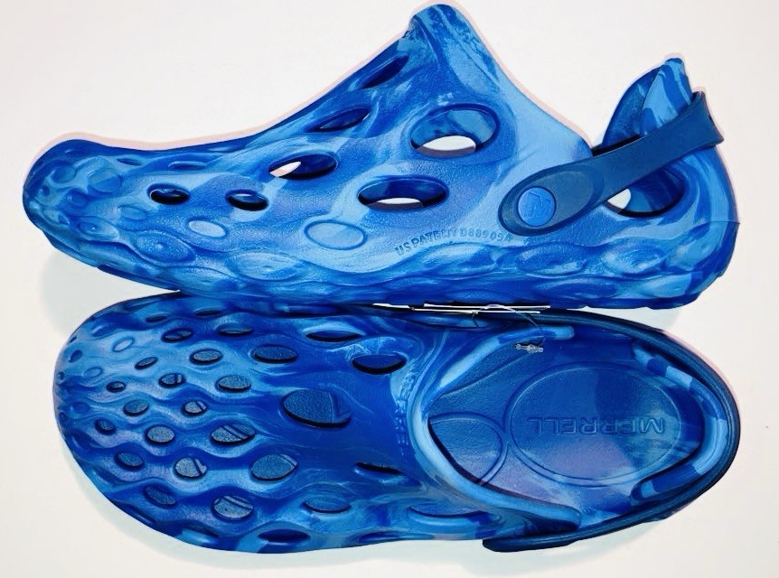 Merrell Uomo Hydro Moc Taglia 8 M Scarpe Acqua Blu Sandali Outdoor Spiaggia Slip On