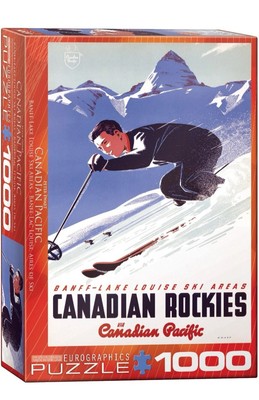 Banff Lake Louise Ski Areas 1000 Piece Jigsaw Puzzle Eurographics New