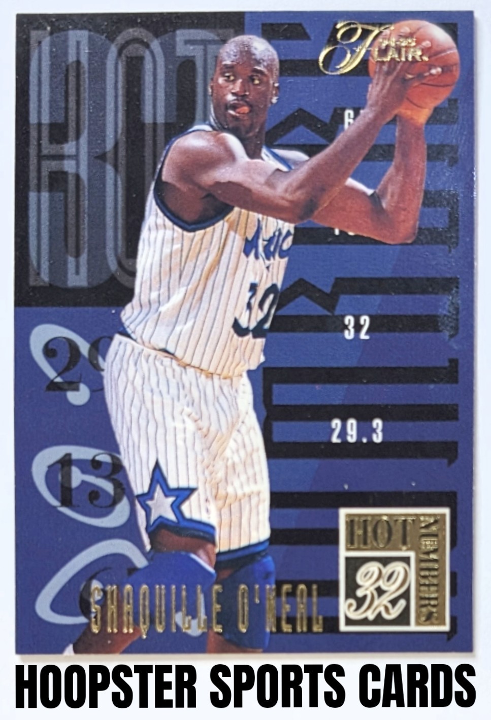 1994-95 Fleer Flair Hot Numbers #12 Shaquille O'Neal
