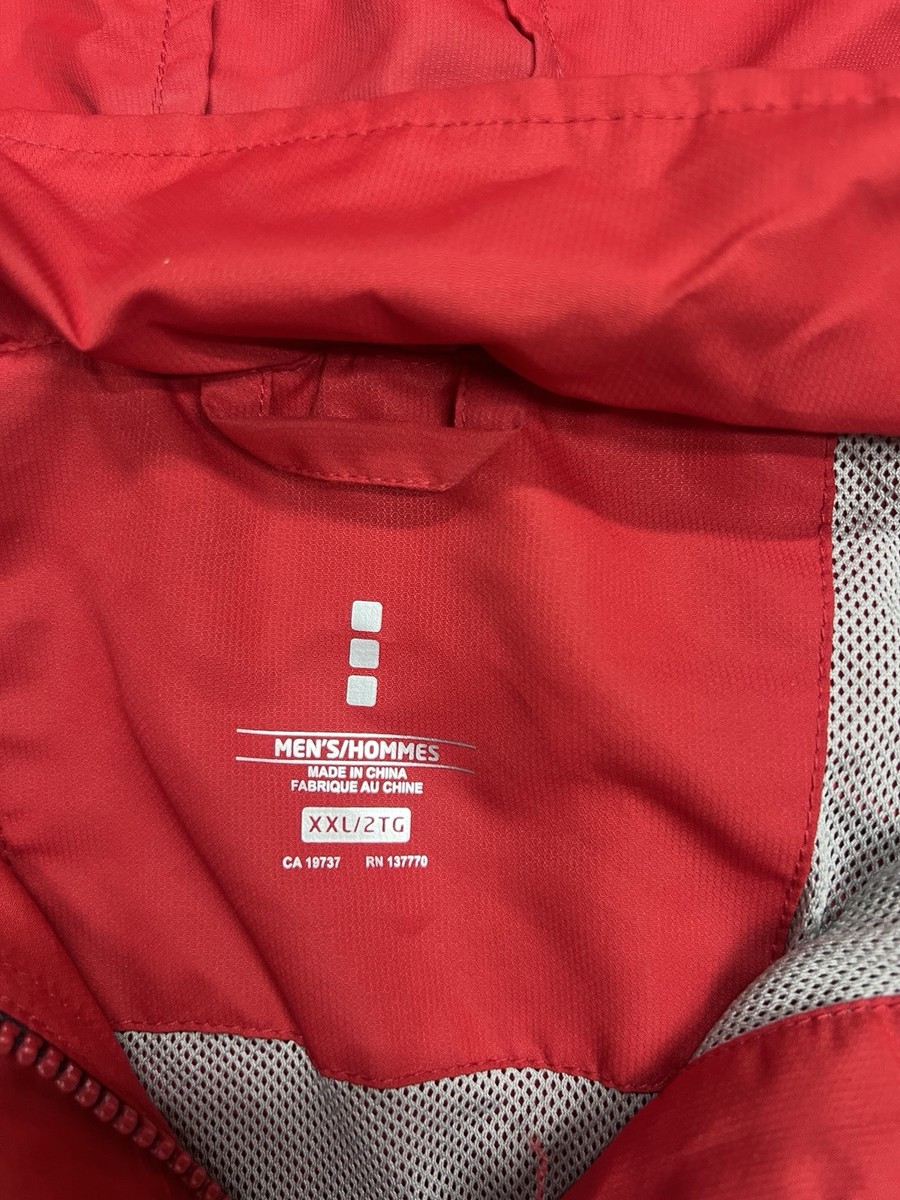 Target Store Employee Work Jacket Windbreaker Hooded Red Drive Up