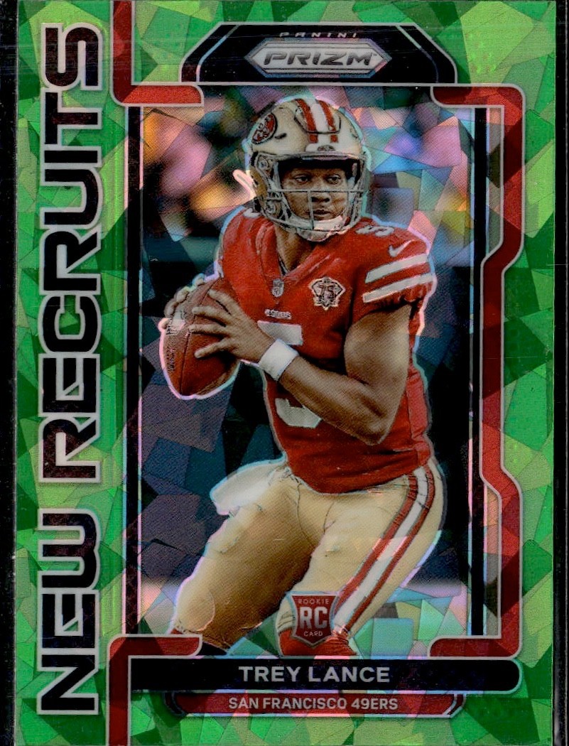2021 Prizm - New Recruits Trey Lance #NR-3 Green Ice RC BUY 3 GET 1 FREE