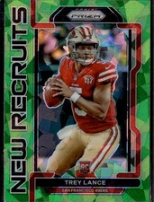 2021 Prizm - New Recruits Trey Lance #NR-3 Green Ice RC BUY 3 GET 1 FREE