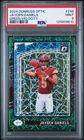 2024 Donruss Optic - Jayden Daniels - Green Velocity Rated Rookie - PSA 9 Mint