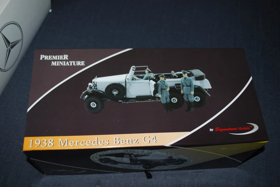 PREMIER MINIATUR BY SIGNATURE MODELS MERCEDES BENZ G4 NOIRE 1938 REF PM-38202 - Photo 3/4