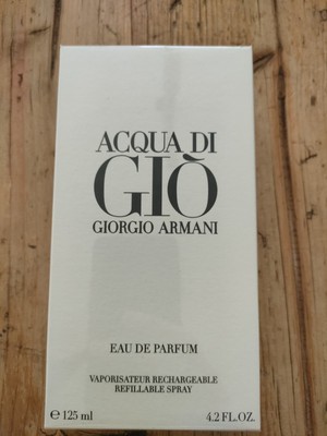 Giorgio Armani Acqua di Gio Eau de Parfum EdP Refillable Herren Duft 125 ml OVP