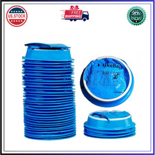 50 Pack Emesis Bag Disposable Vomit Bags Aircraft Car Sickness Bag Nausea