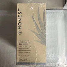 Honest Beauty Stay Hydrated Hyaluronic Acid + NMF Serum - 1 fl oz NWOB