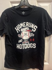 Youth Large Baseball Under Armour Short Sleeve T Shirt 